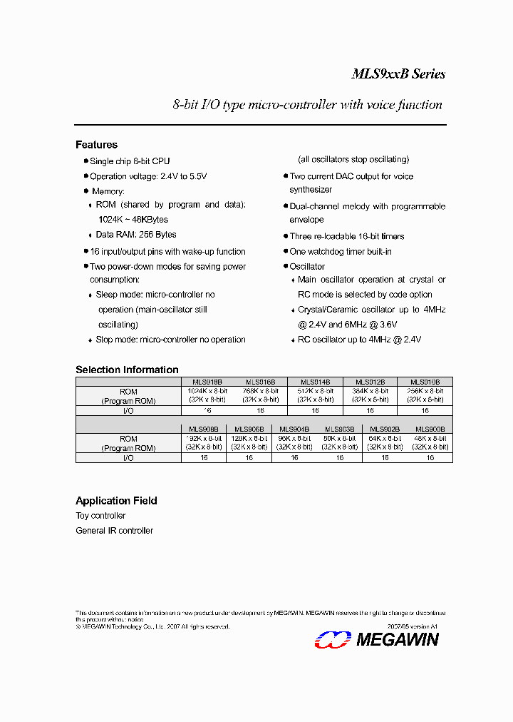 MLS9XXB_2704983.PDF Datasheet