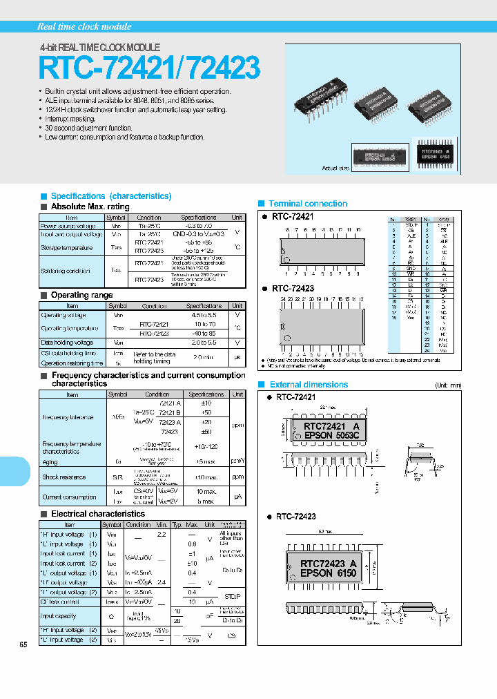 RTC72421A_2705983.PDF Datasheet