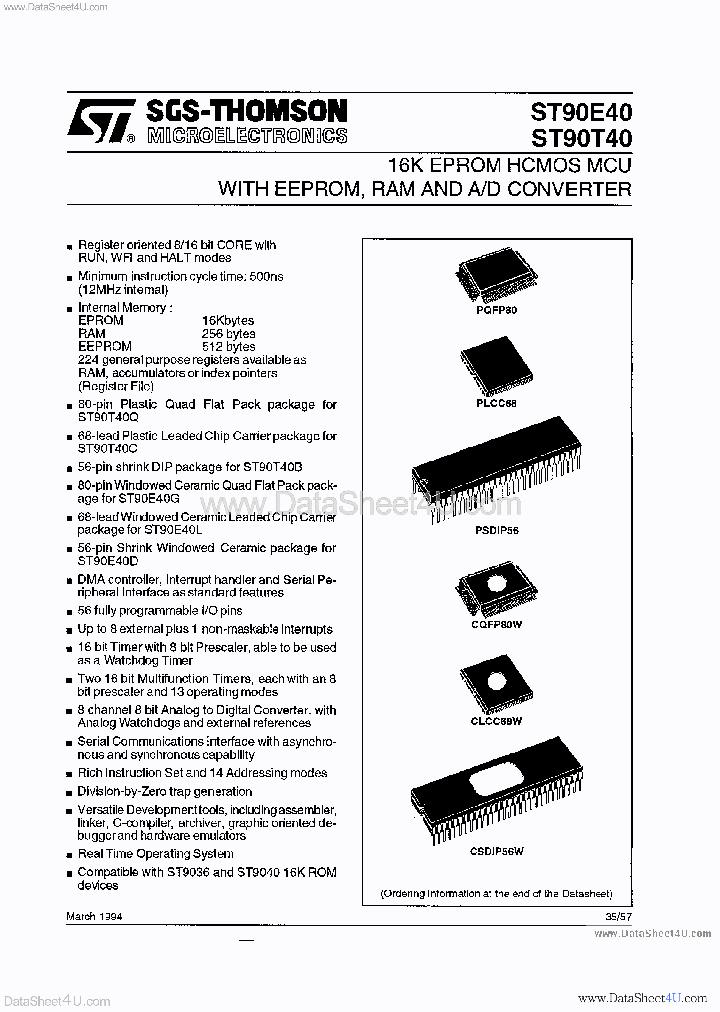 ST90E40_2706267.PDF Datasheet