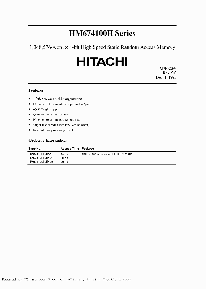 HM674100HJP-20_2706967.PDF Datasheet
