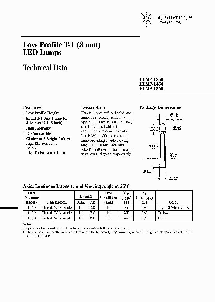 HLMP-1450_2707271.PDF Datasheet