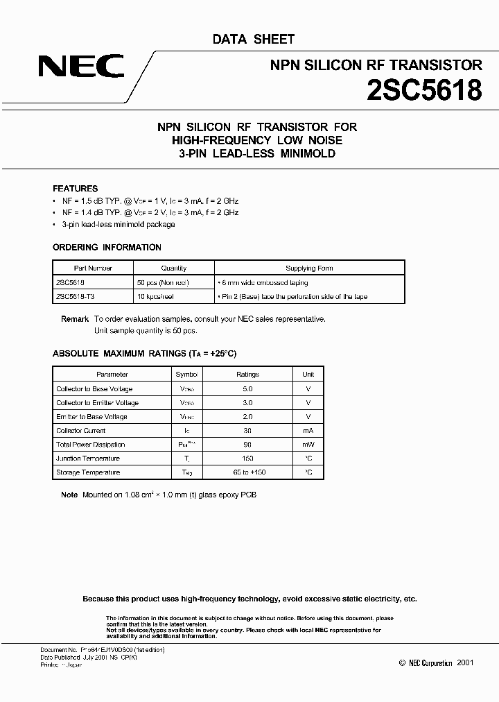 2SC5618EB-T3_2707758.PDF Datasheet
