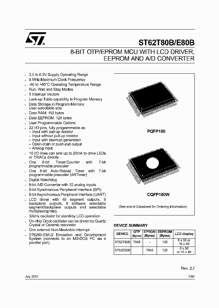 ST6280BQ1_2707993.PDF Datasheet