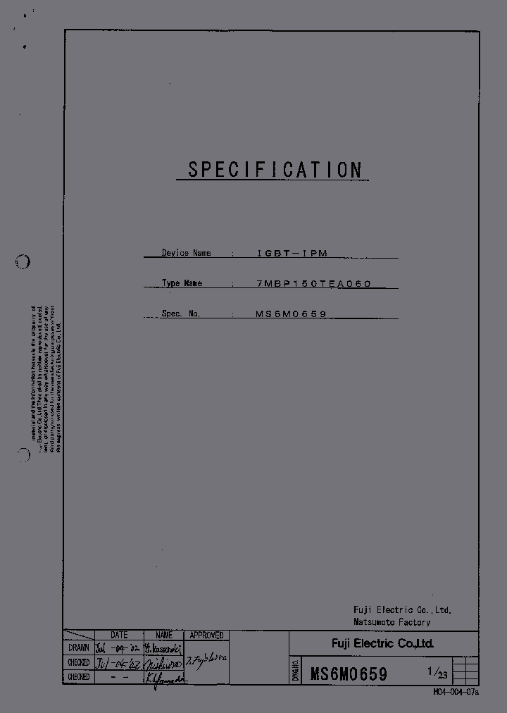 7MBP150TEA-060_2708023.PDF Datasheet