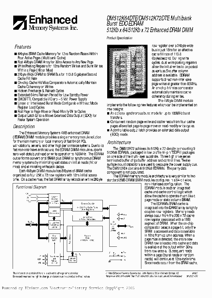 DM512K64DTE-12_2710078.PDF Datasheet