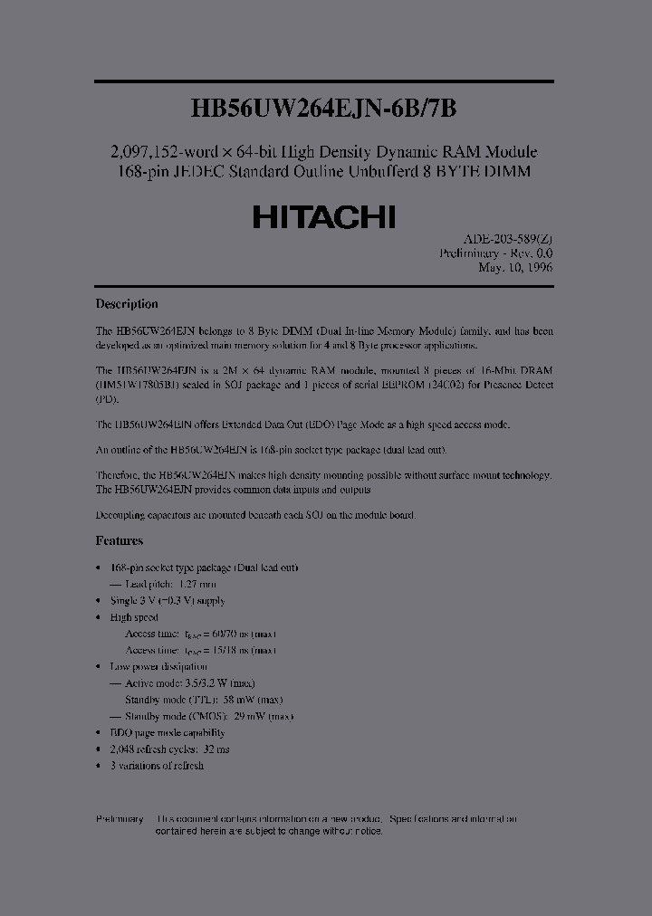 HB56UW264EJN-6B_2710425.PDF Datasheet
