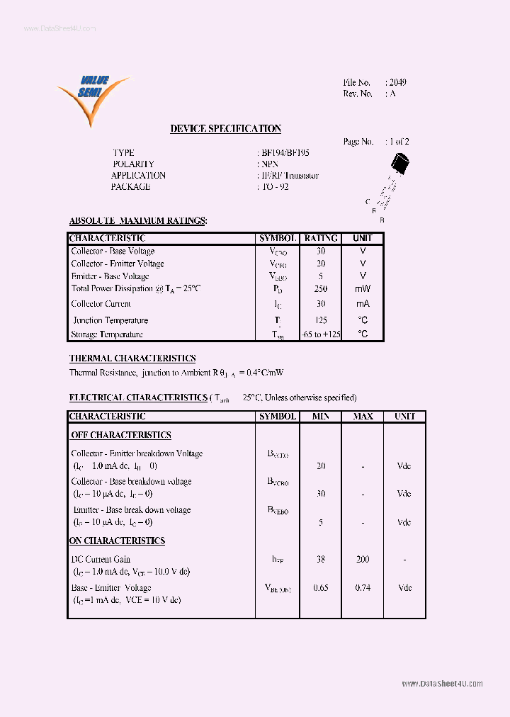 BF194_2712053.PDF Datasheet