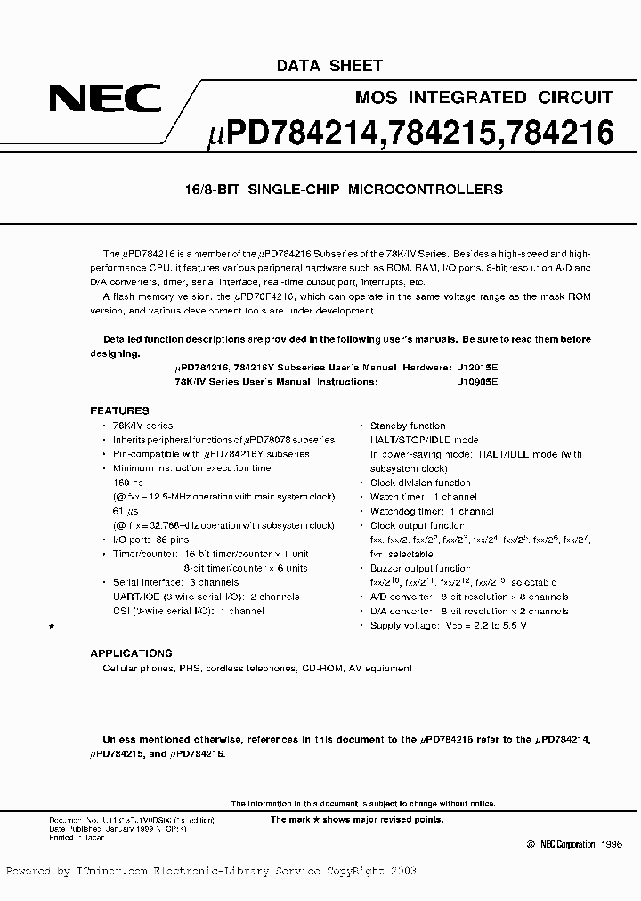 UPD784214GC-XXX-8EU_2713008.PDF Datasheet