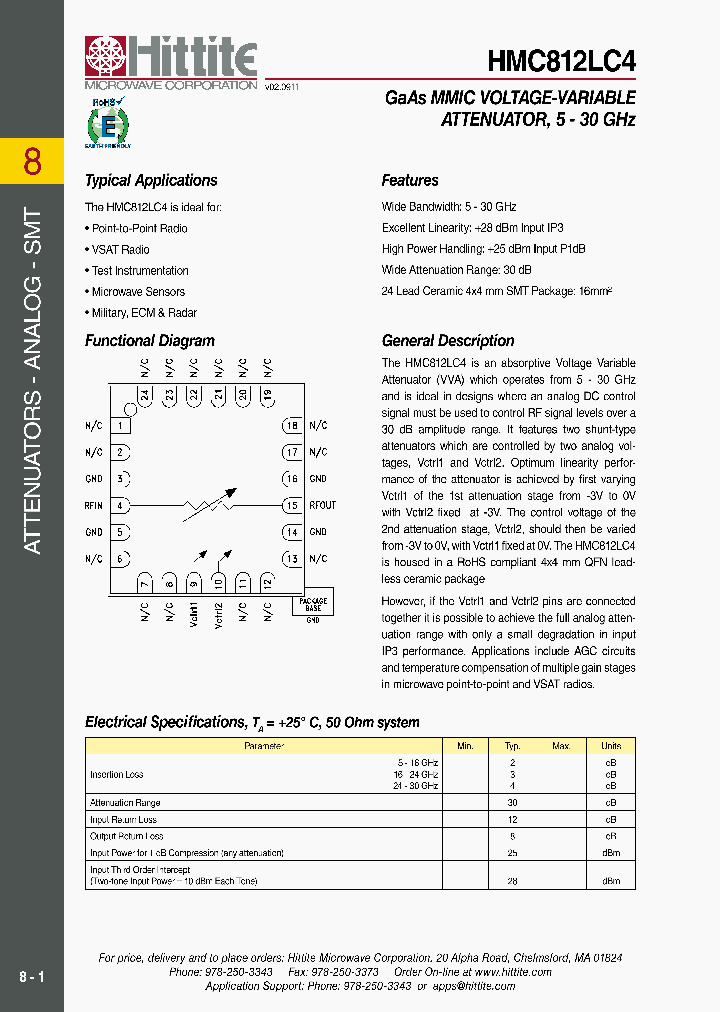 HMC812LC411_2712718.PDF Datasheet