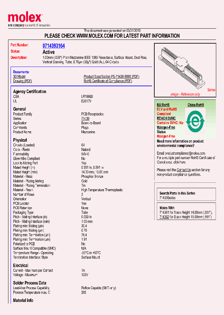 71439-3164_2715033.PDF Datasheet