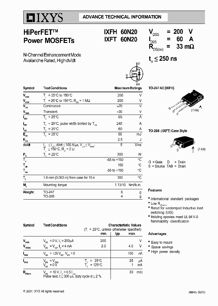 IXFT60N20_2717005.PDF Datasheet