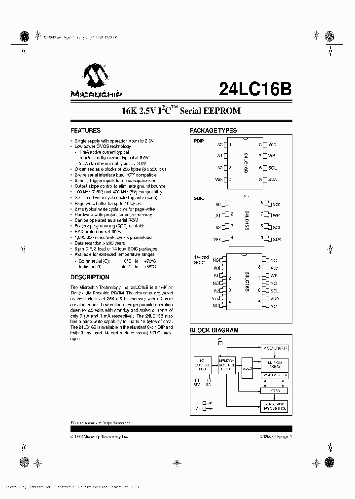 24LC16BSL_2718756.PDF Datasheet