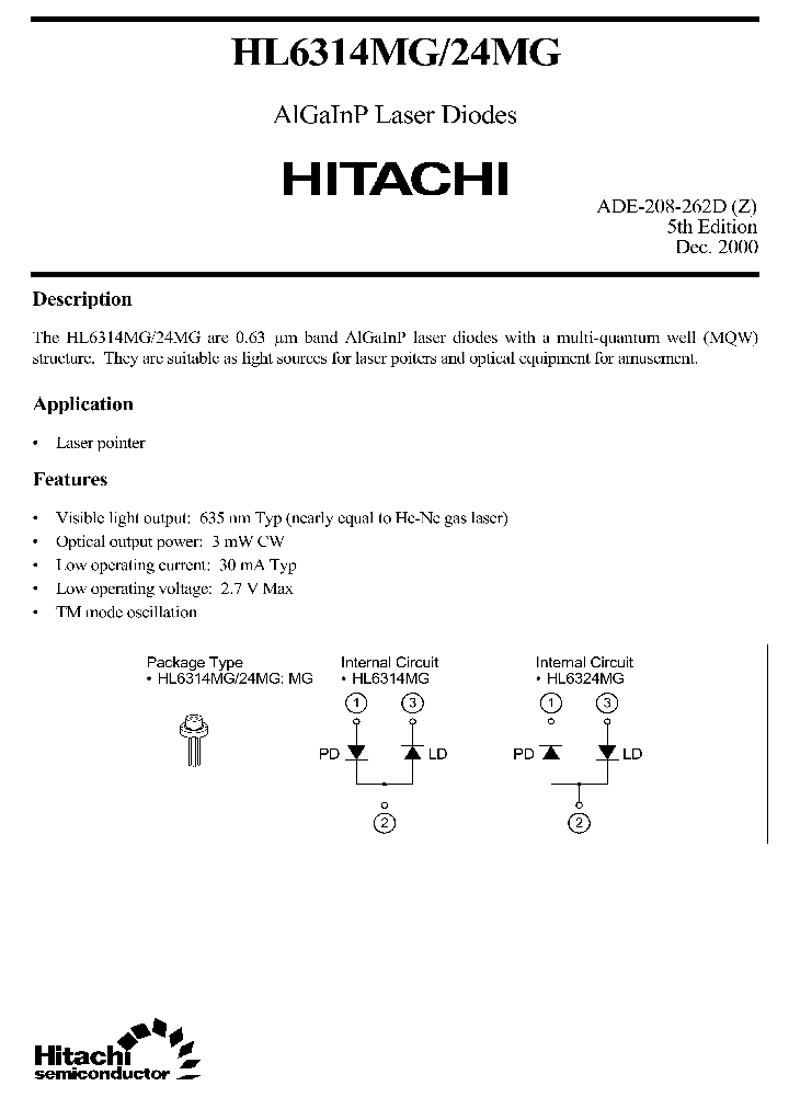 HL6314MG24MG_2720478.PDF Datasheet