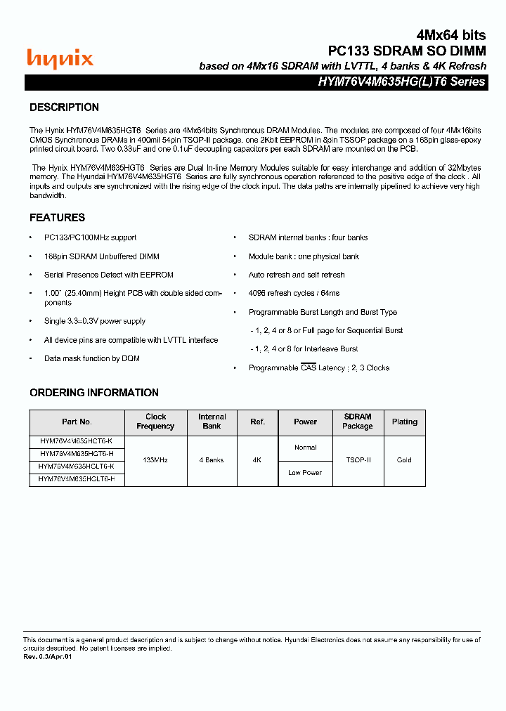 HYM76V4M635HGT6-H_2720715.PDF Datasheet
