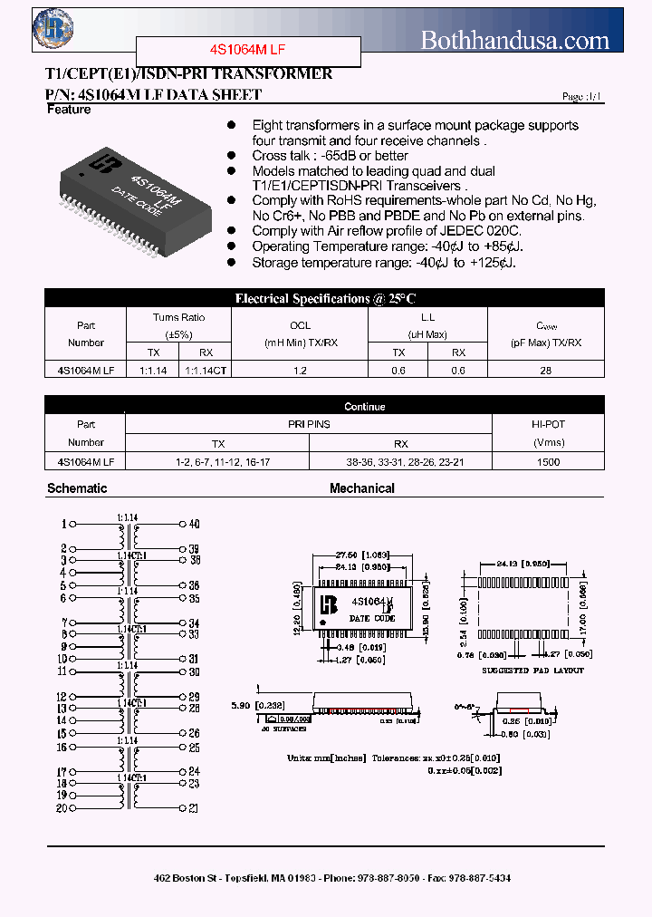 4S1064M-LF_2720913.PDF Datasheet
