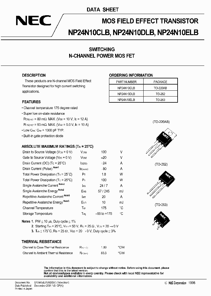 NP24N10ELB_2722130.PDF Datasheet