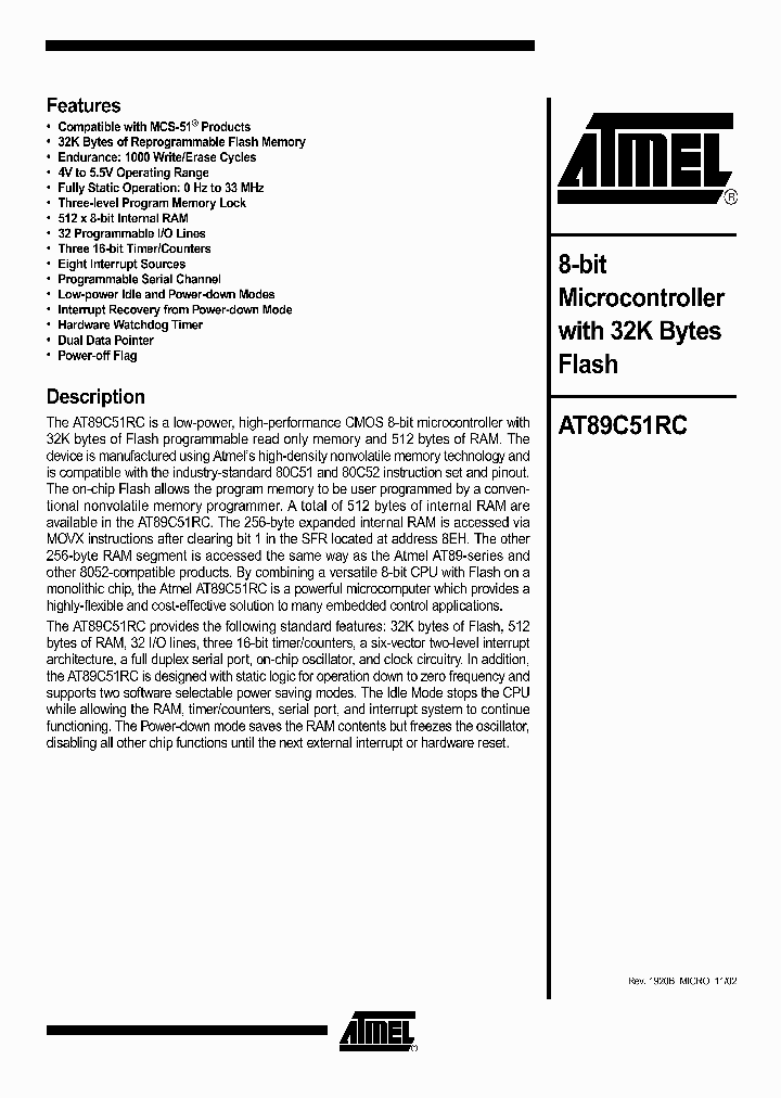 AT89C51RC-24PC_2722969.PDF Datasheet