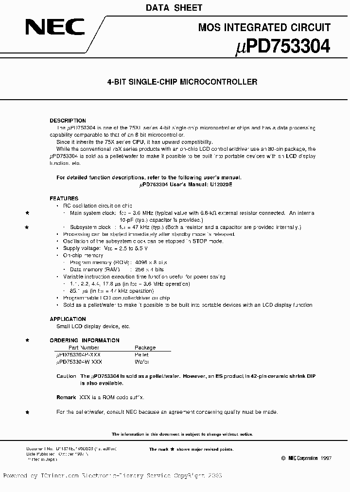 UPD753304P-XXX_2722996.PDF Datasheet