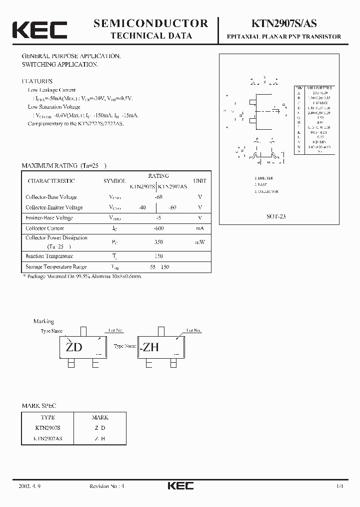 KTN2907S02_2723221.PDF Datasheet