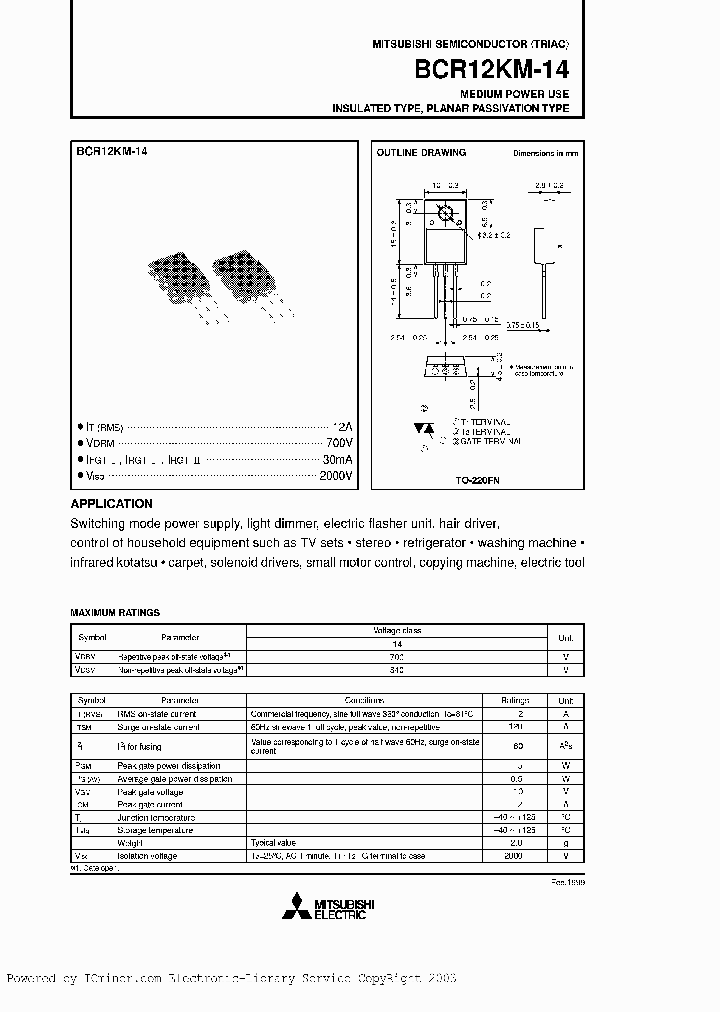 BCR12KM14R_2724040.PDF Datasheet