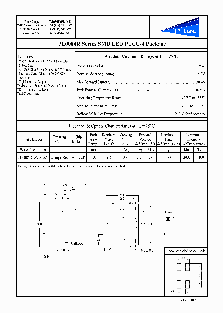 PL0084R-WCR43Z_2724419.PDF Datasheet