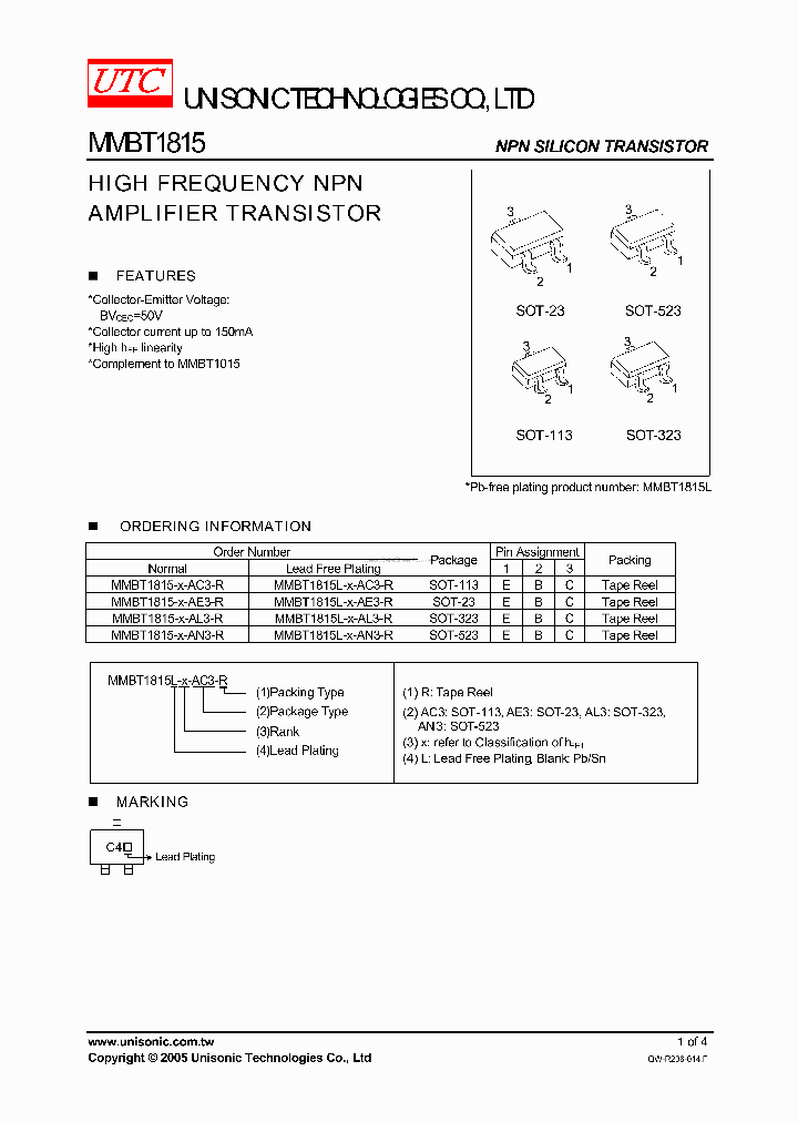 MMBT1815_2725181.PDF Datasheet