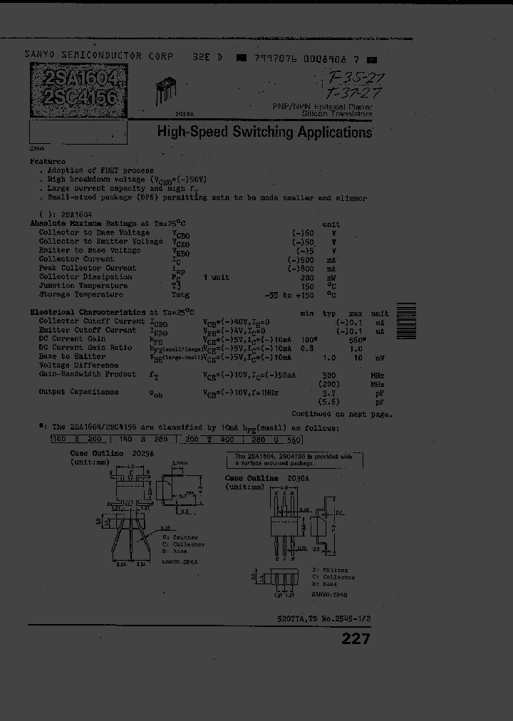 2SA1604T_2726816.PDF Datasheet