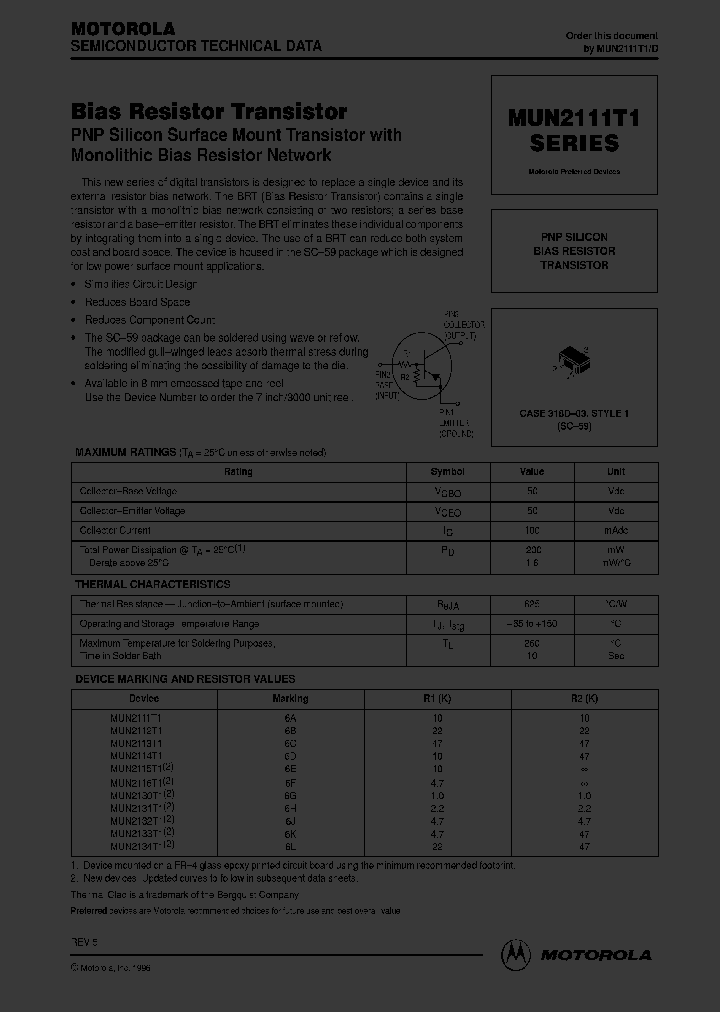 MUN2114T3_2726741.PDF Datasheet