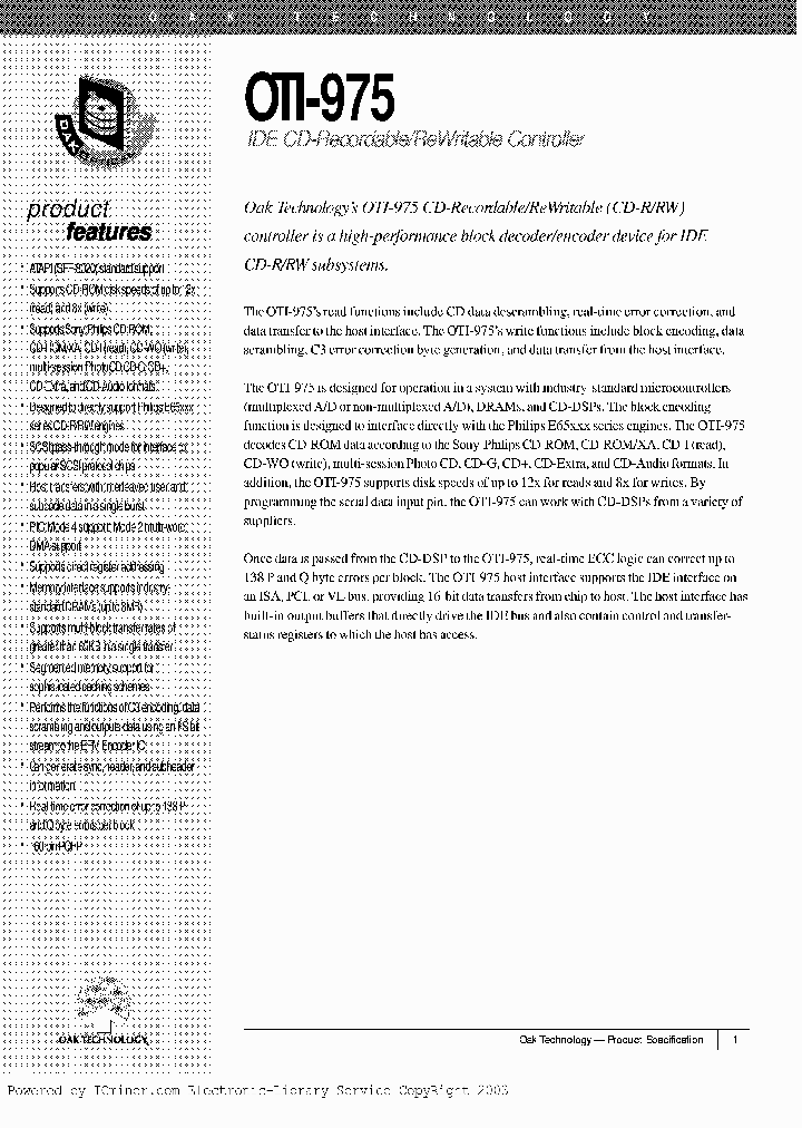 OTI975_2727223.PDF Datasheet