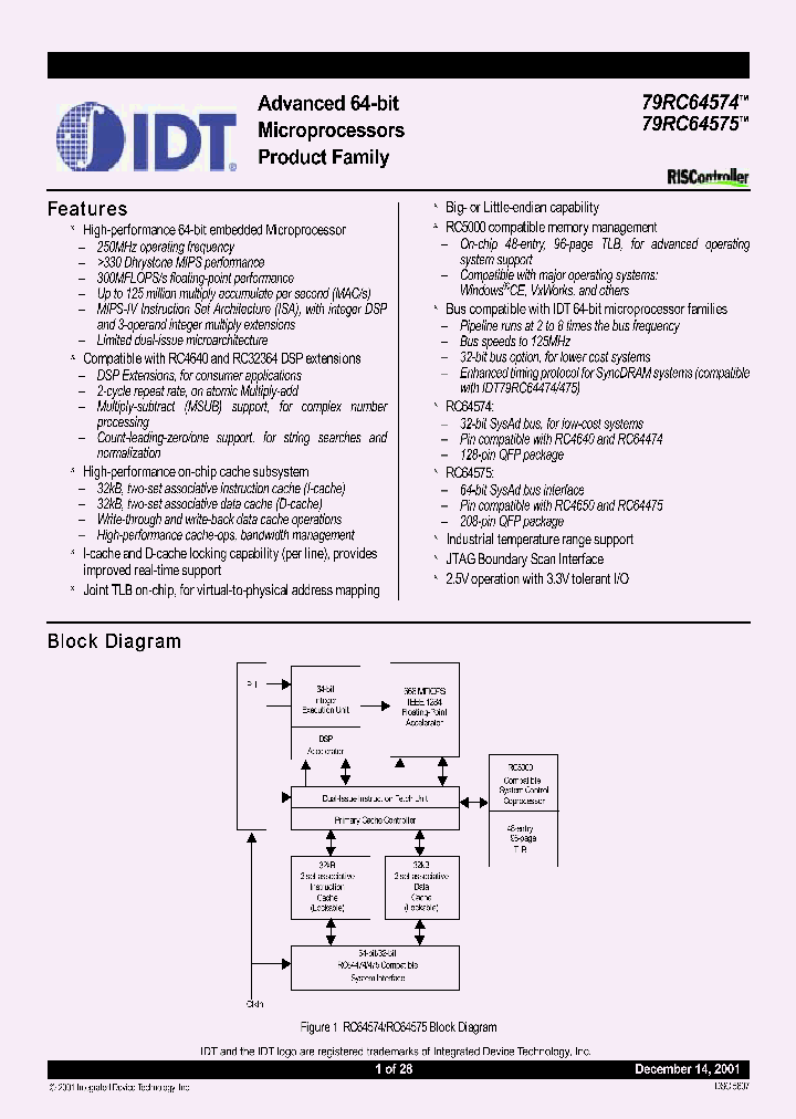 IDT79RC64T574-250DZ_2726802.PDF Datasheet