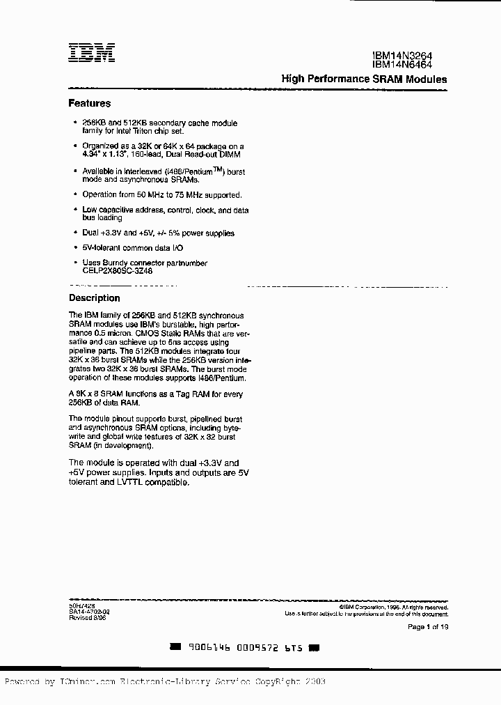 IBM14N32643FPA-9_2727357.PDF Datasheet