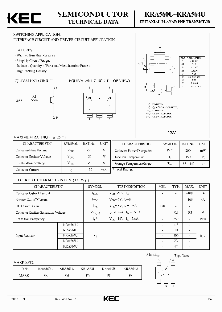 KRA564U_2727862.PDF Datasheet