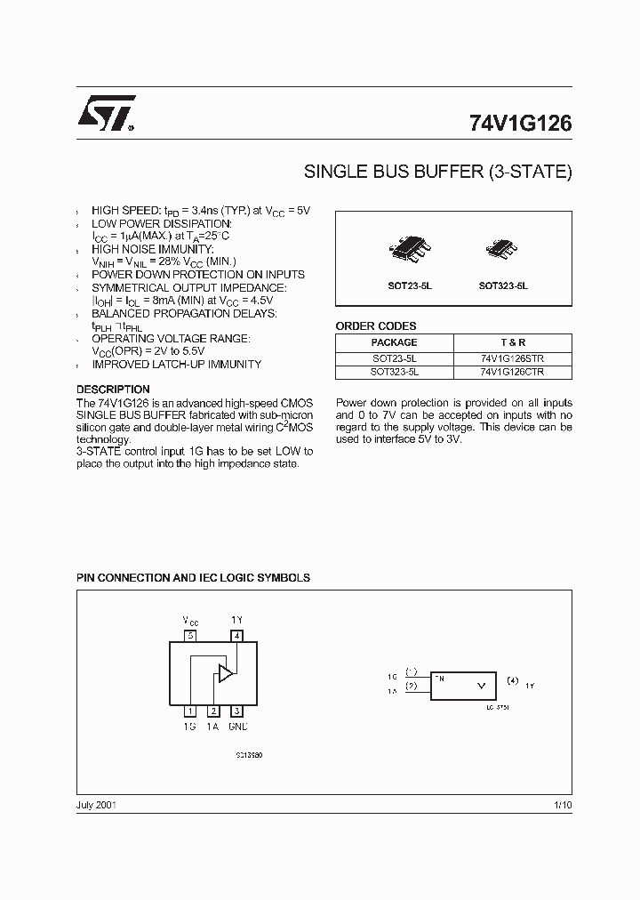 74V1G126CTR_2728739.PDF Datasheet