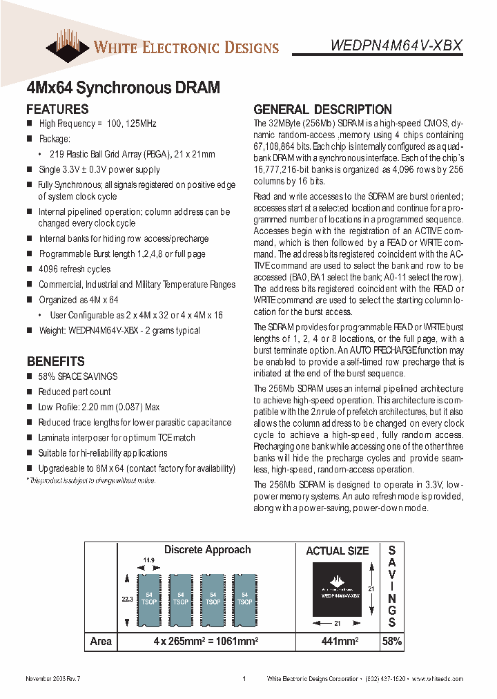 WEDPN4M64V-XBX_2729614.PDF Datasheet