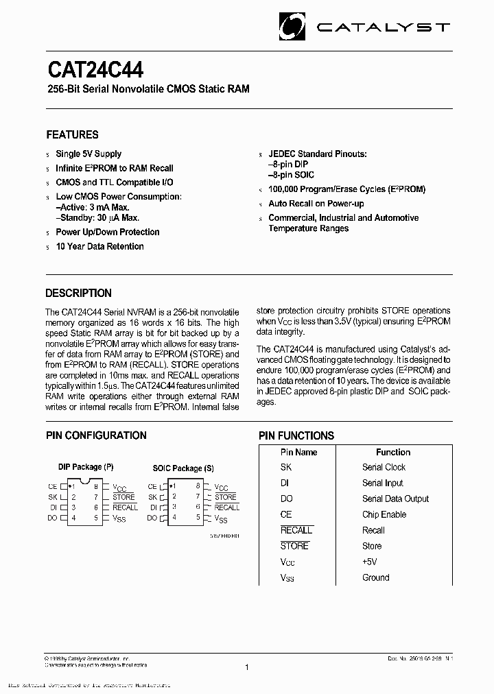 CAT24C44SI-TE13_2730558.PDF Datasheet