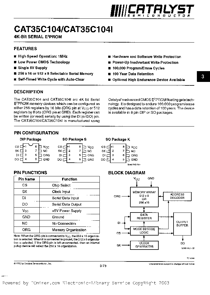 CAT35C104S-TE13_2730568.PDF Datasheet