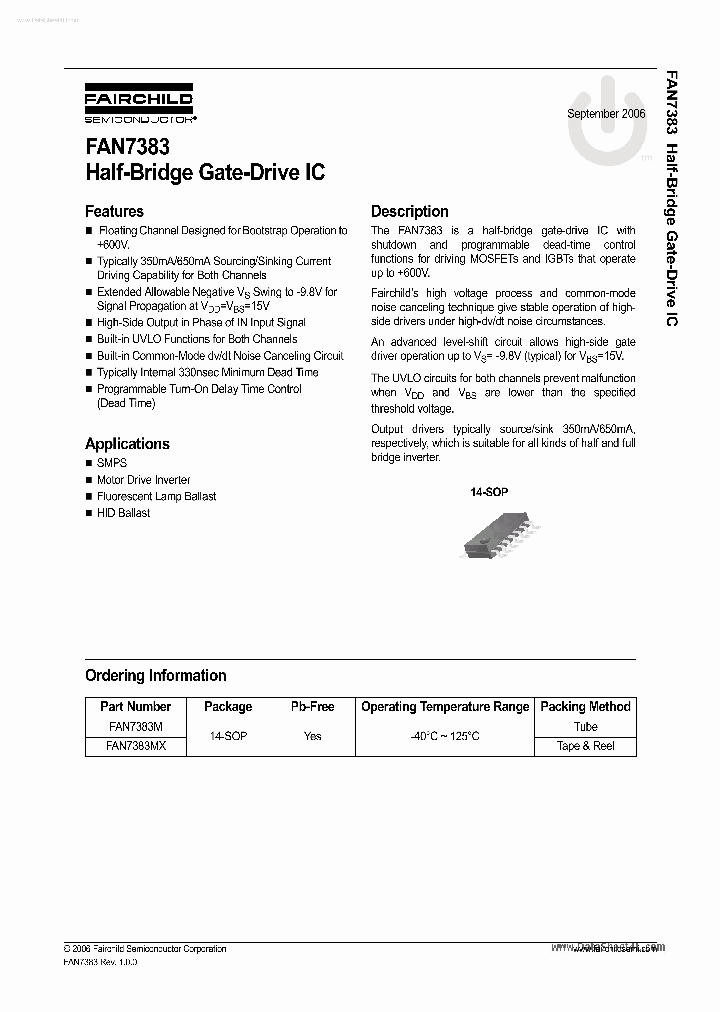 FAN7383_2730648.PDF Datasheet