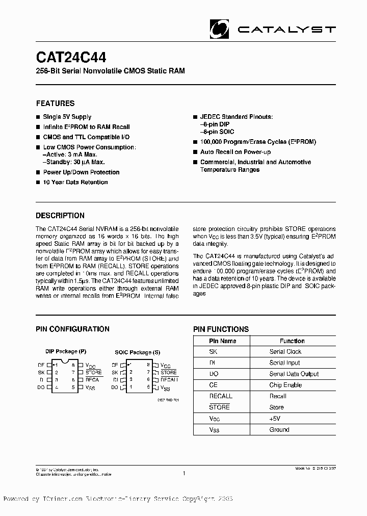 CAT24C44S-TE7_2730556.PDF Datasheet