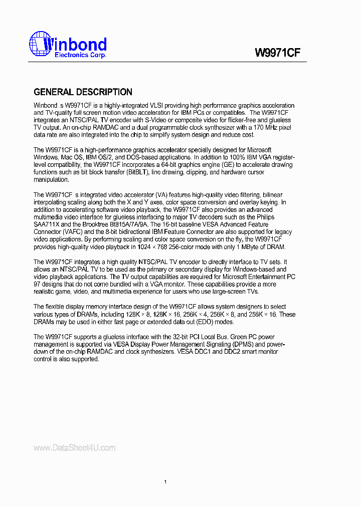 W9971CF_2731047.PDF Datasheet
