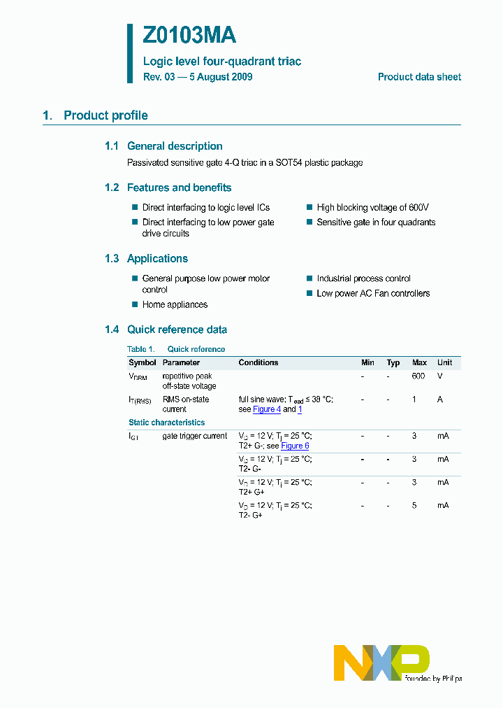Z0103MA_2732309.PDF Datasheet