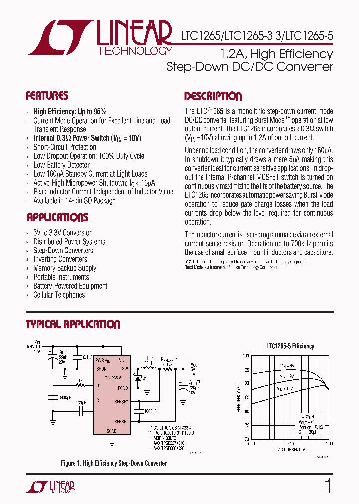 LTC1265-5_2733442.PDF Datasheet