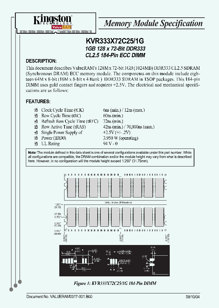 KVR333X72C251G_2734122.PDF Datasheet