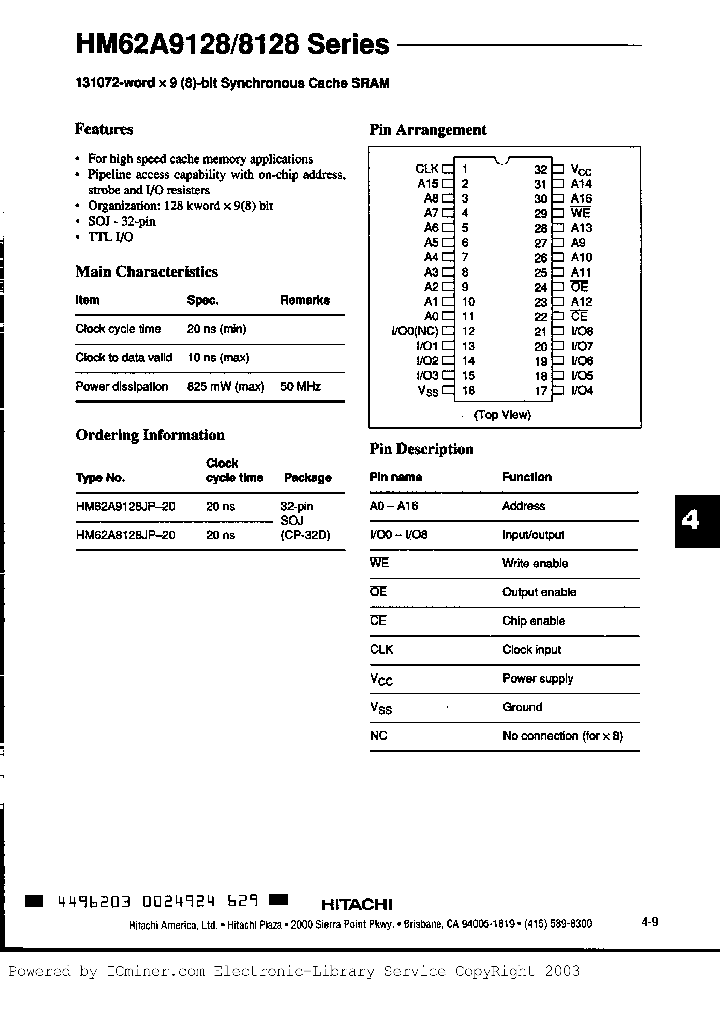 HM62A9128JP-20_2734544.PDF Datasheet