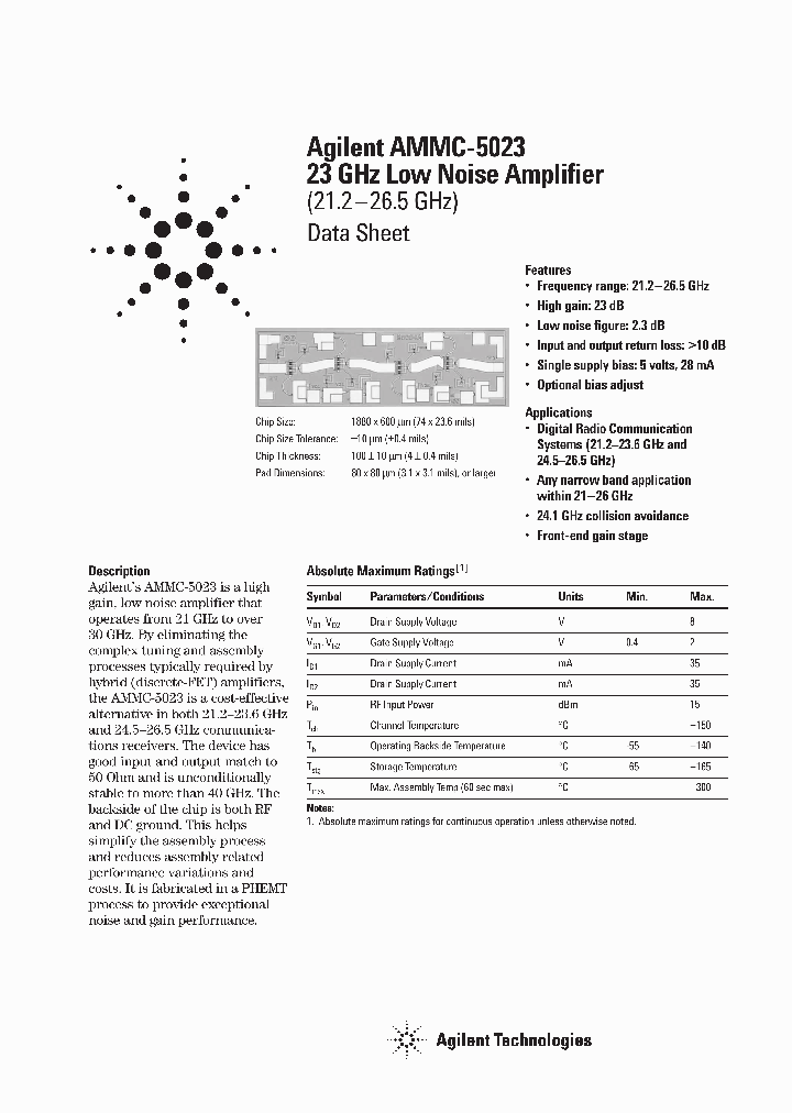 AMMC-5023_2734624.PDF Datasheet