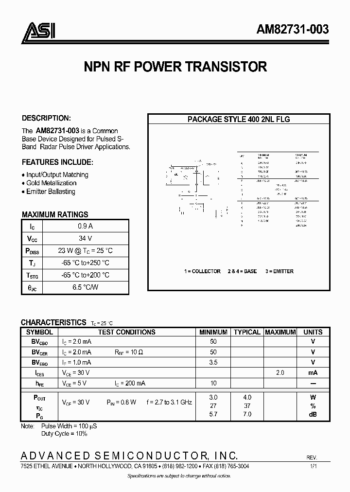 AM82731-003_2734600.PDF Datasheet