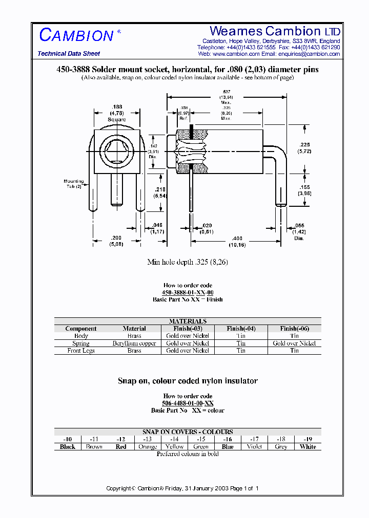 450-3888_2741990.PDF Datasheet
