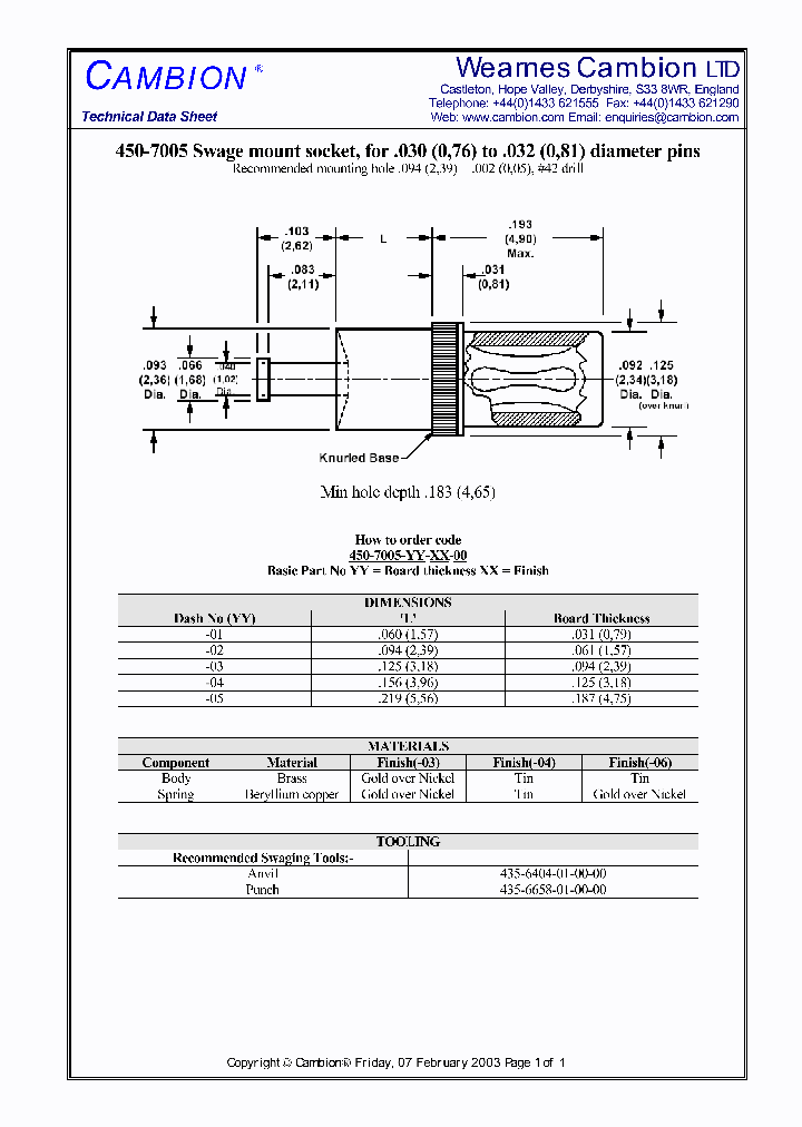 450-7005_2742421.PDF Datasheet