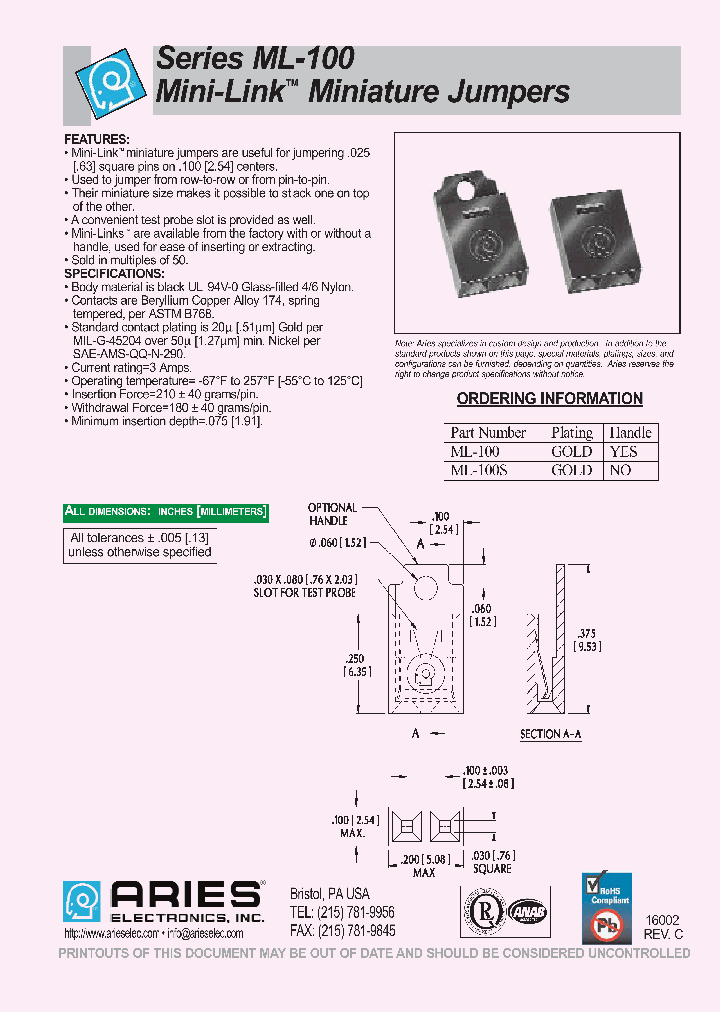 ML-100_2743162.PDF Datasheet