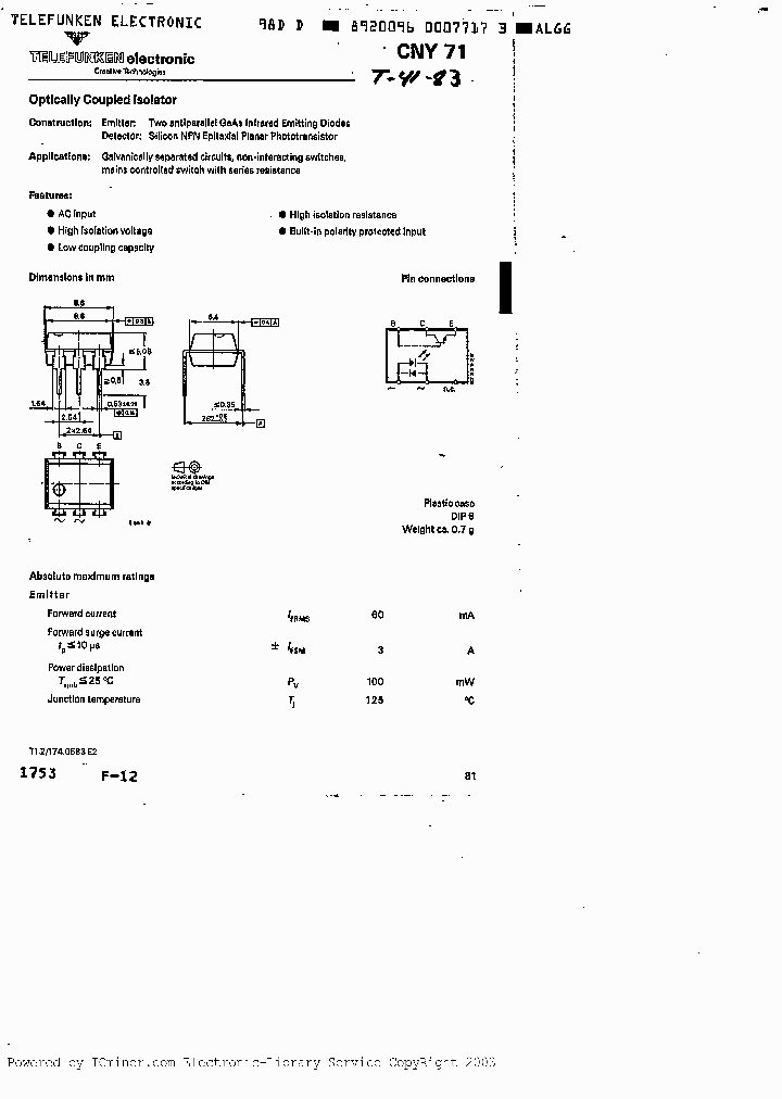 CNY71_2744052.PDF Datasheet