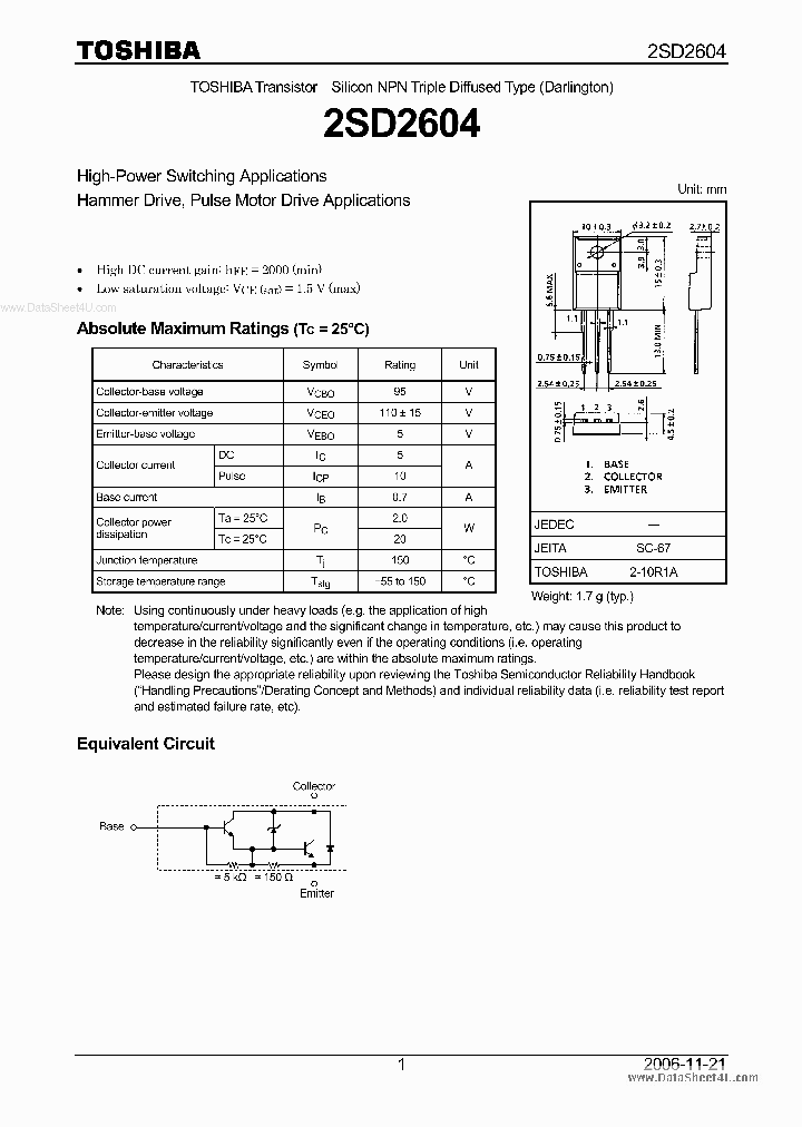 D2604_2745256.PDF Datasheet